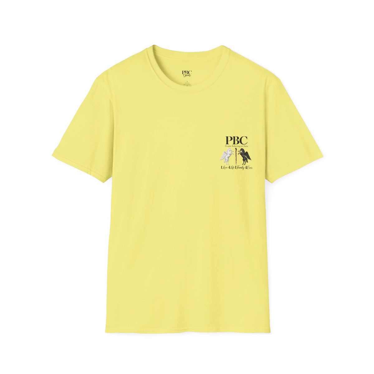 PBC 'People Believing in Christ' Graphic T-Shirt | 1Love 4Life 1Family 4Ever