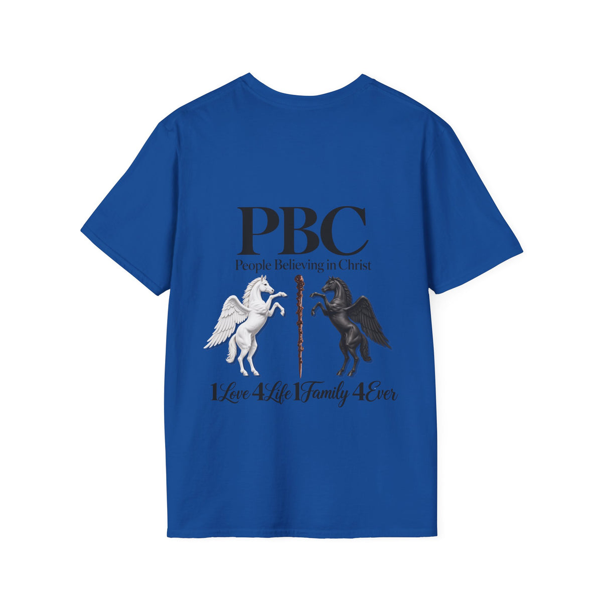 PBC 'People Believing in Christ' Graphic T-Shirt | 1Love 4Life 1Family 4Ever