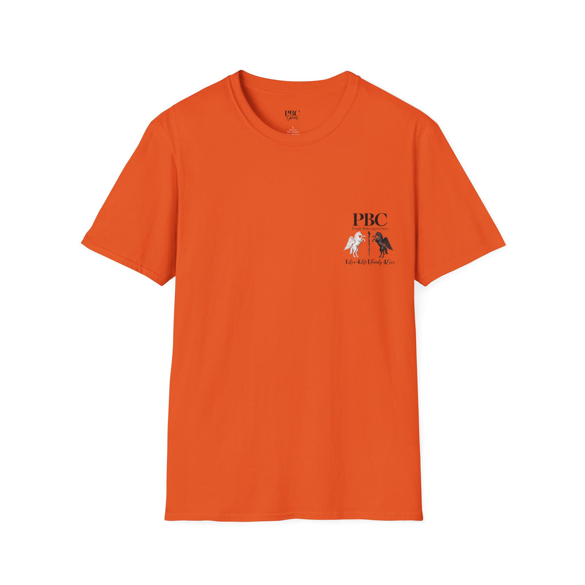 PBC 'People Believing in Christ' Graphic T-Shirt | 1Love 4Life 1Family 4Ever