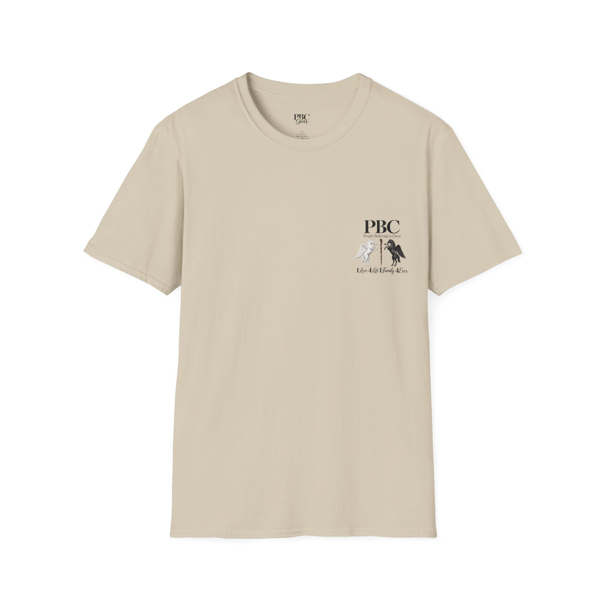 PBC 'People Believing in Christ' Graphic T-Shirt | 1Love 4Life 1Family 4Ever