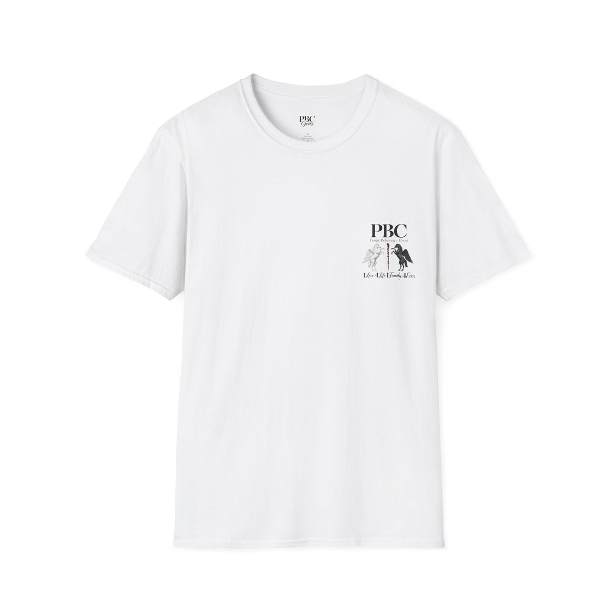 PBC 'People Believing in Christ' Graphic T-Shirt | 1Love 4Life 1Family 4Ever