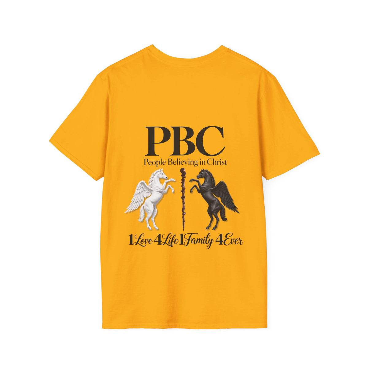 PBC 'People Believing in Christ' Graphic T-Shirt | 1Love 4Life 1Family 4Ever