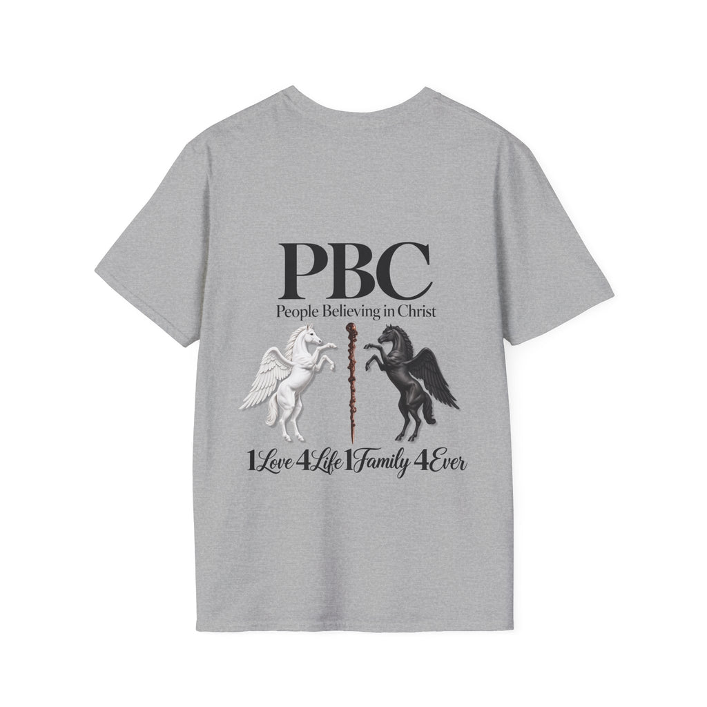 PBC 'People Believing in Christ' Graphic T-Shirt | 1Love 4Life 1Family 4Ever