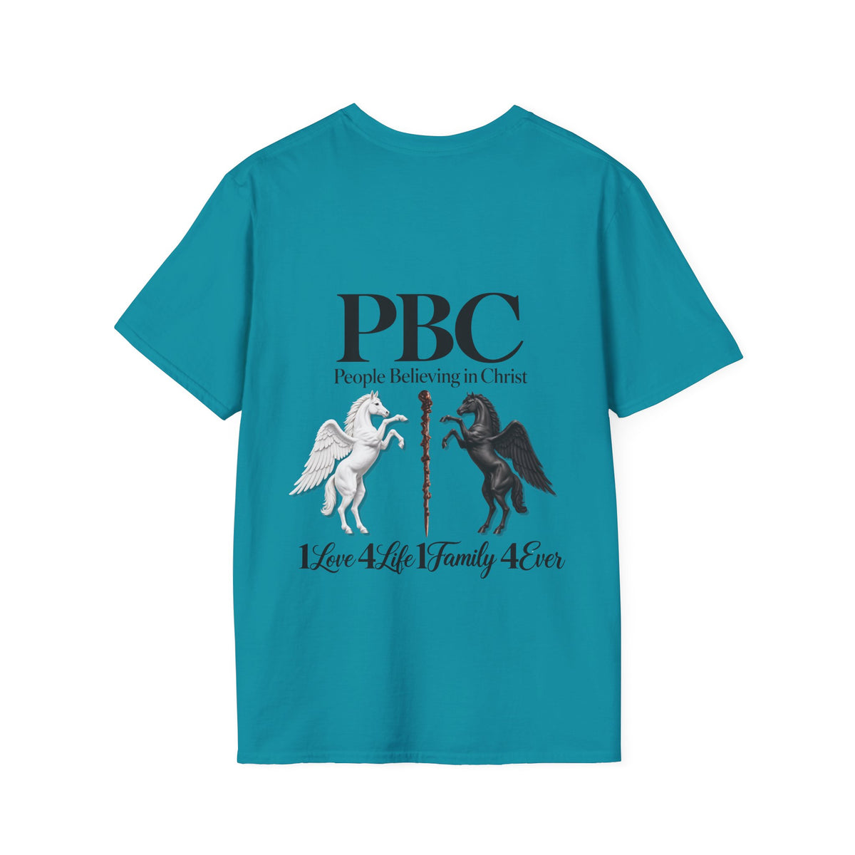 PBC 'People Believing in Christ' Graphic T-Shirt | 1Love 4Life 1Family 4Ever