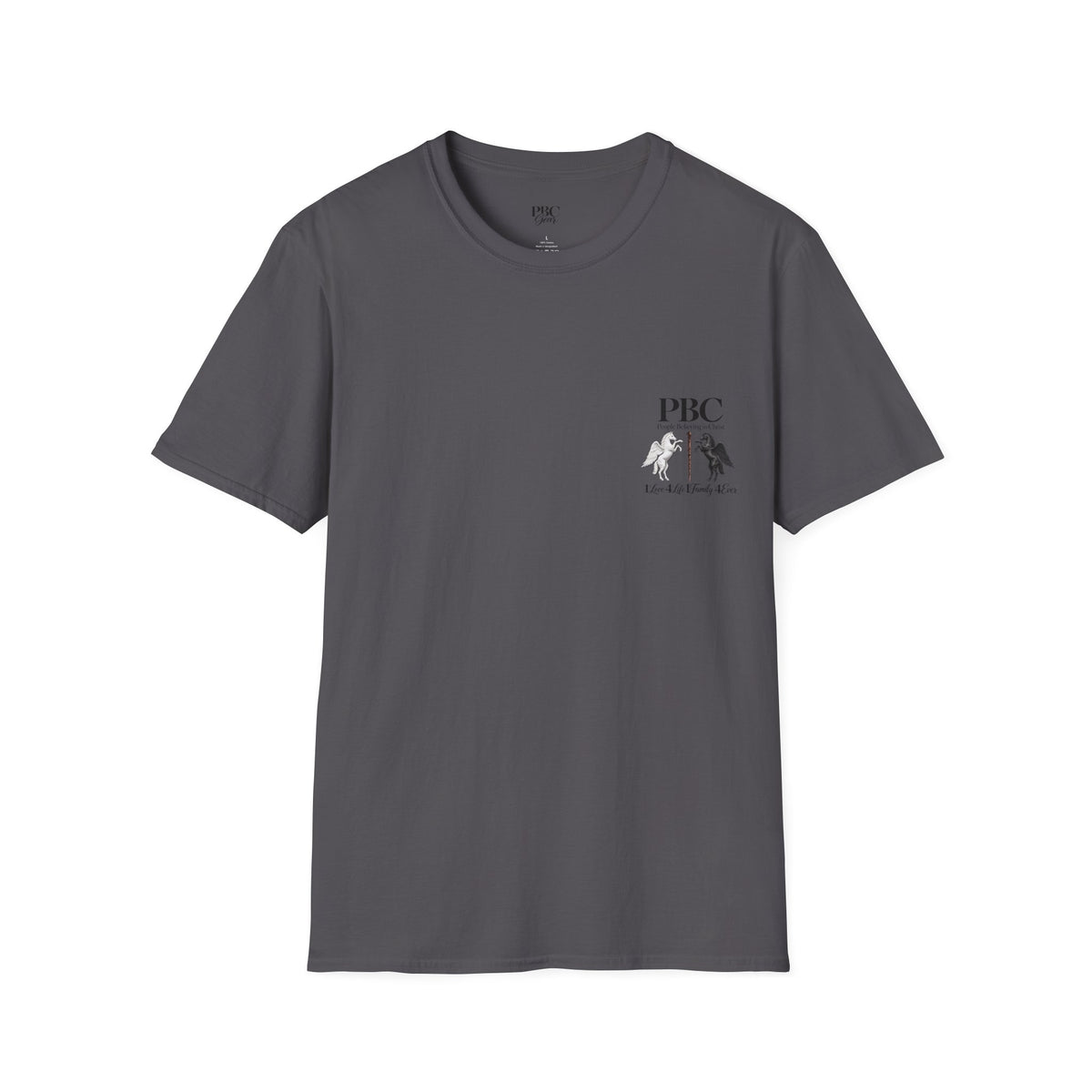 PBC 'People Believing in Christ' Graphic T-Shirt | 1Love 4Life 1Family 4Ever