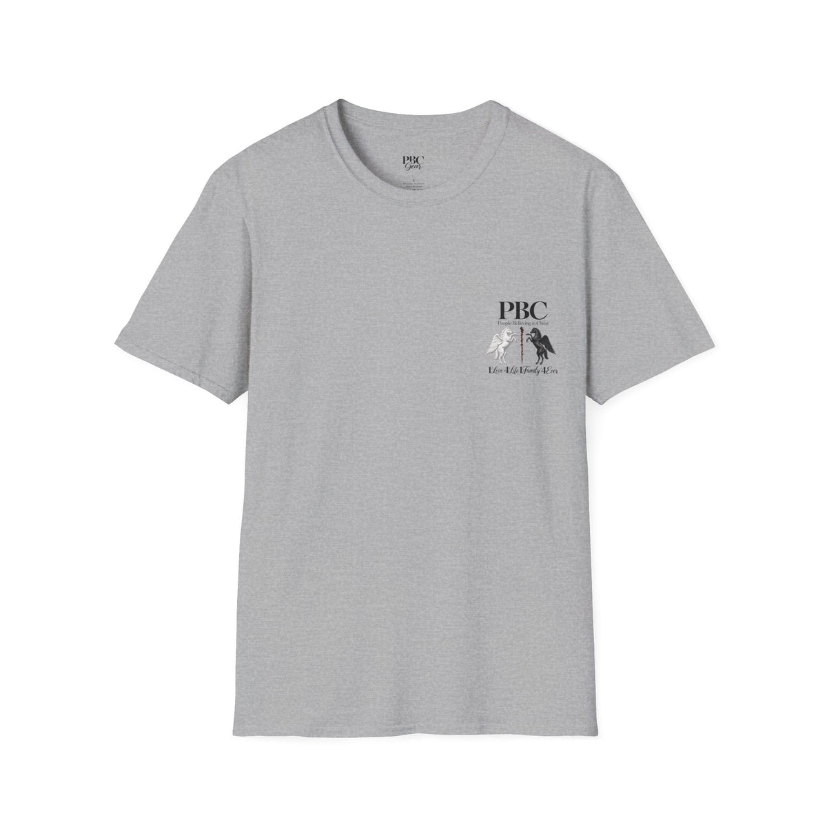 PBC 'People Believing in Christ' Graphic T-Shirt | 1Love 4Life 1Family 4Ever