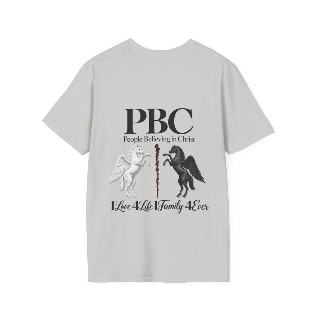 PBC 'People Believing in Christ' Graphic T-Shirt | 1Love 4Life 1Family 4Ever