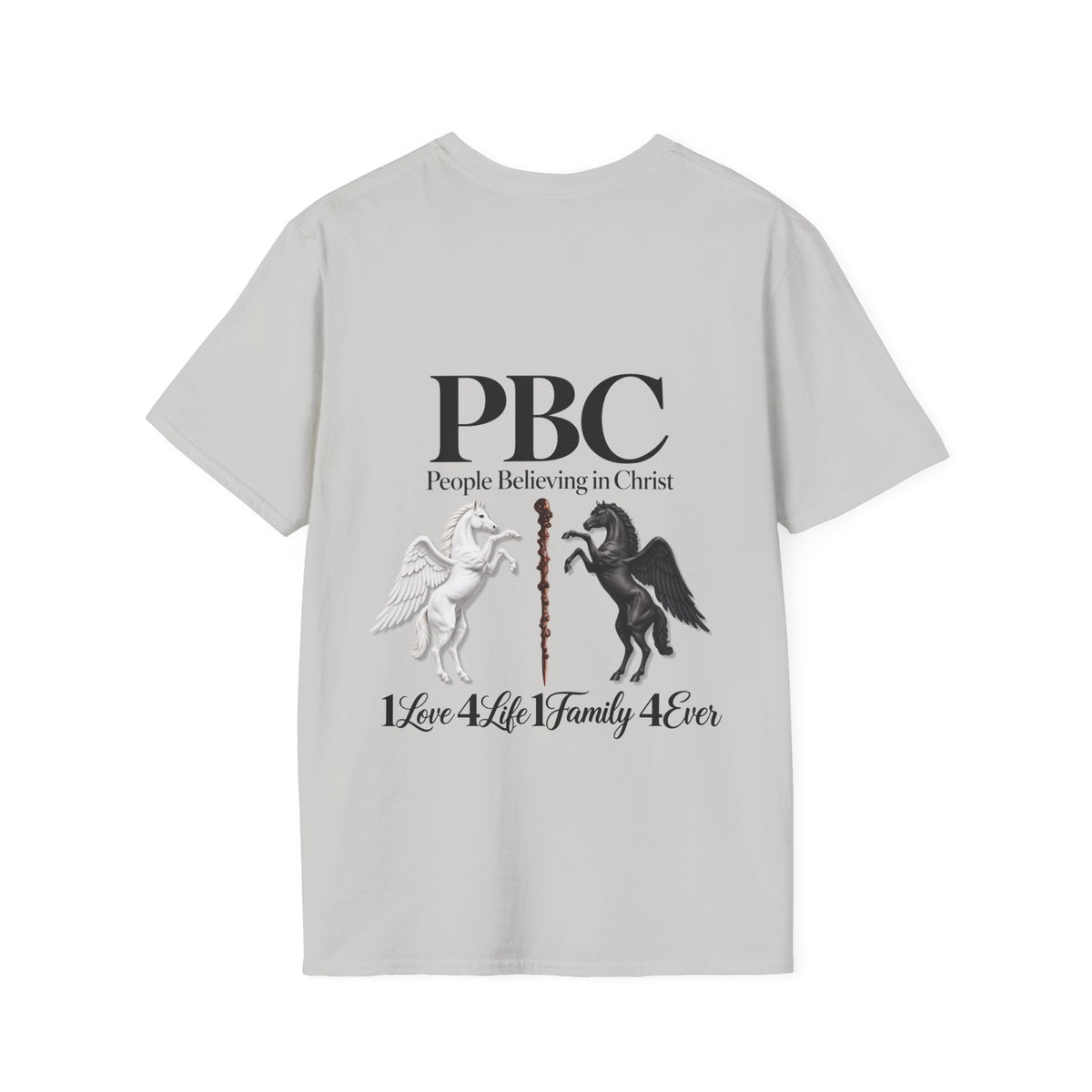 PBC 'People Believing in Christ' Graphic T-Shirt | 1Love 4Life 1Family 4Ever
