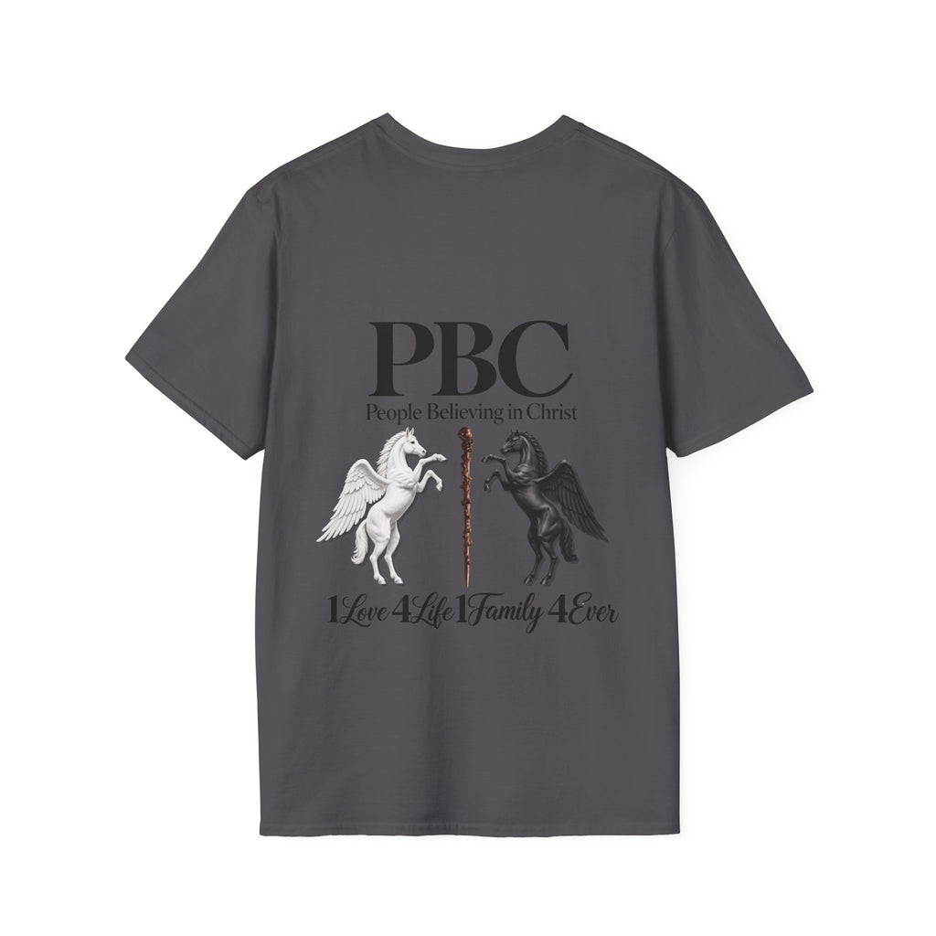 PBC 'People Believing in Christ' Graphic T-Shirt | 1Love 4Life 1Family 4Ever