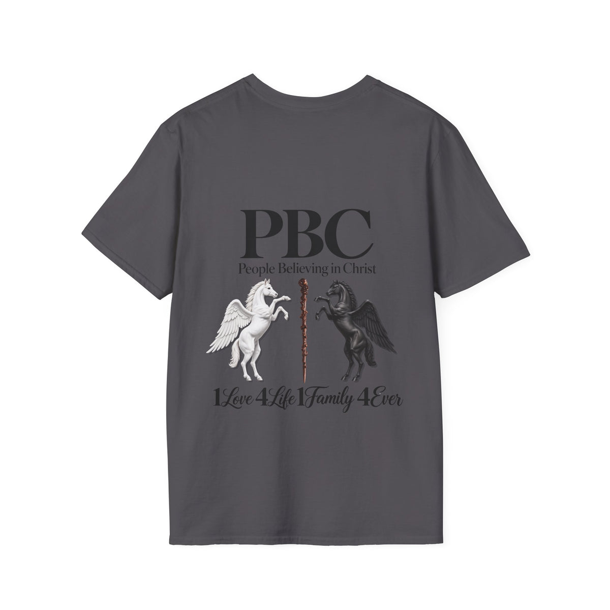 PBC 'People Believing in Christ' Graphic T-Shirt | 1Love 4Life 1Family 4Ever