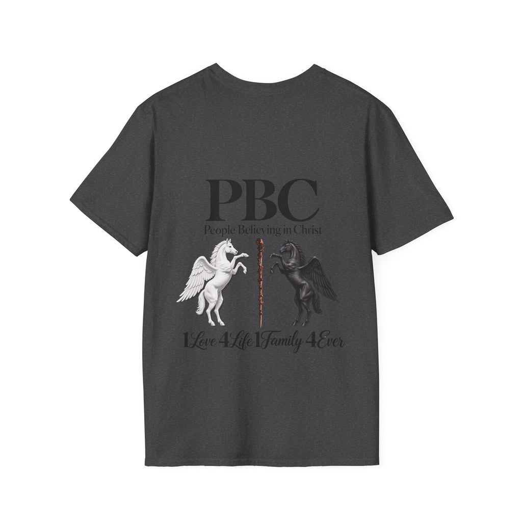 PBC 'People Believing in Christ' Graphic T-Shirt | 1Love 4Life 1Family 4Ever