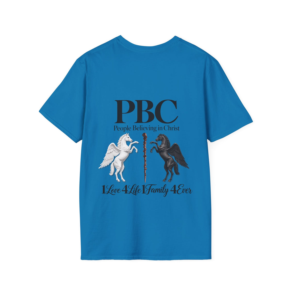 PBC 'People Believing in Christ' Graphic T-Shirt | 1Love 4Life 1Family 4Ever