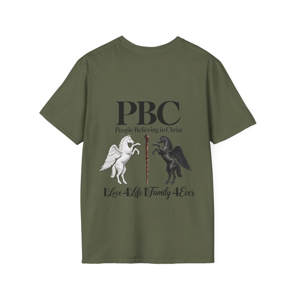 PBC 'People Believing in Christ' Graphic T-Shirt | 1Love 4Life 1Family 4Ever