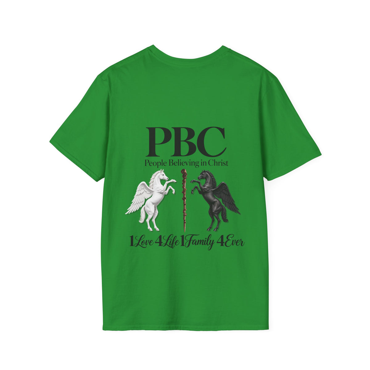 PBC 'People Believing in Christ' Graphic T-Shirt | 1Love 4Life 1Family 4Ever