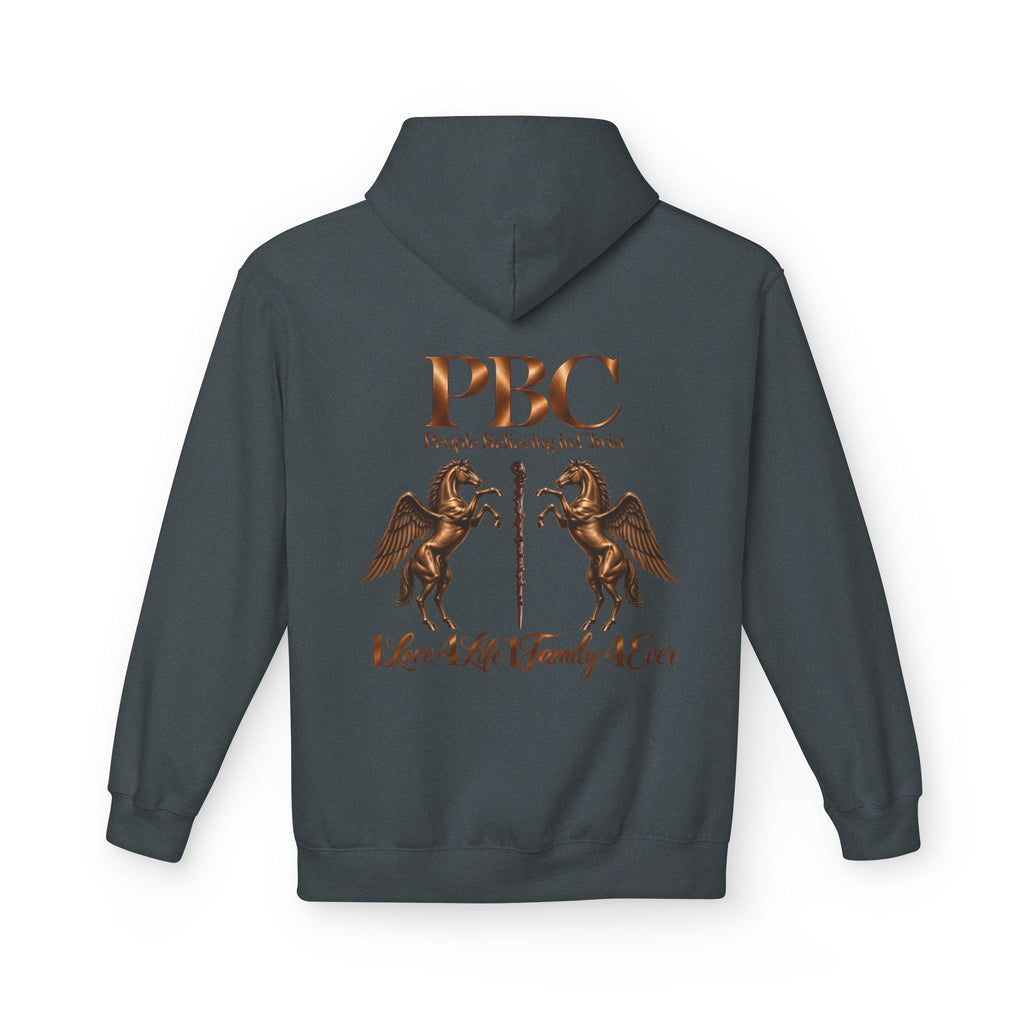 PBC 'People Believing in Christ' Hoodie | 1Love 4Life 1Family 4Ever Christian Pullover | Bronze Edition