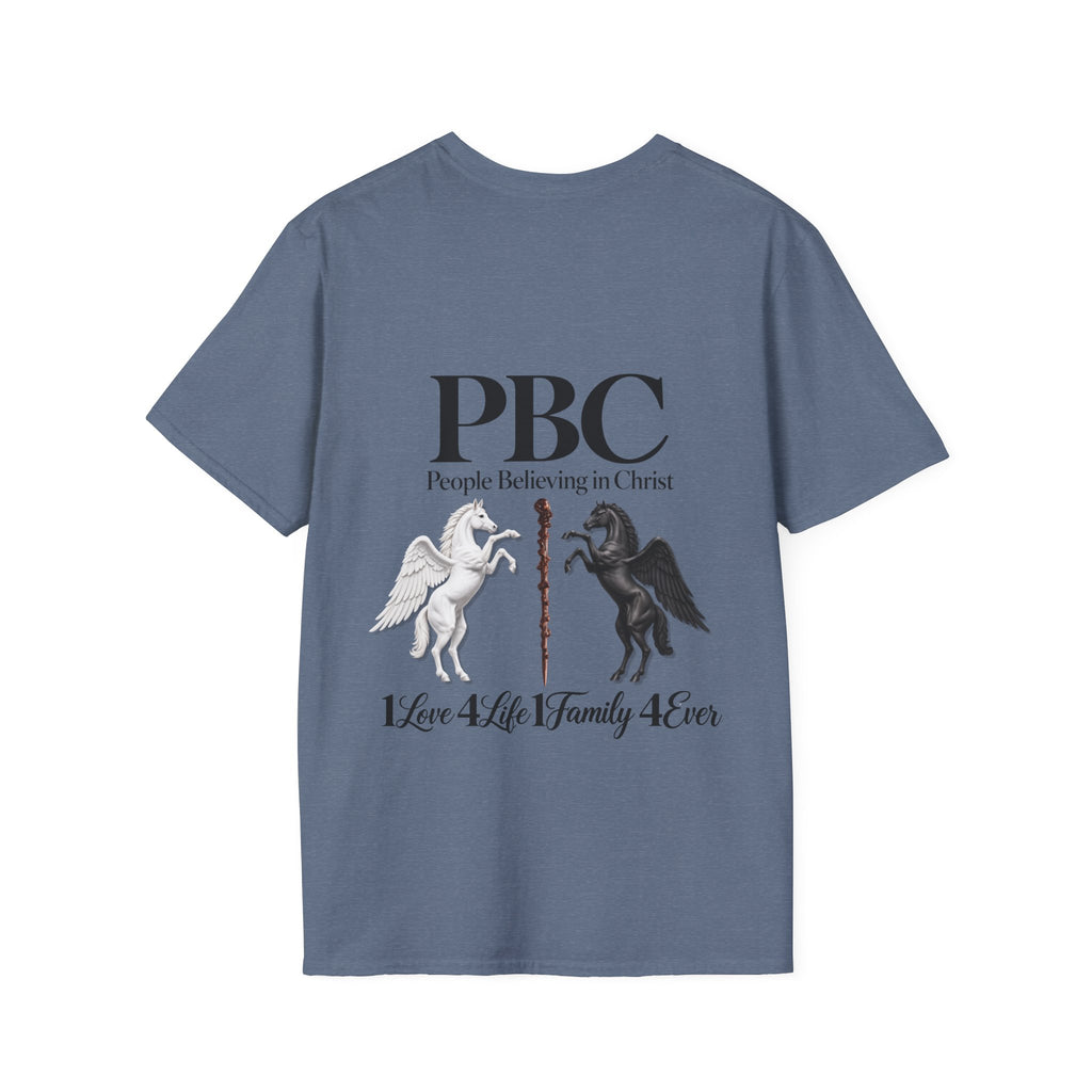 PBC 'People Believing in Christ' Graphic T-Shirt | 1Love 4Life 1Family 4Ever