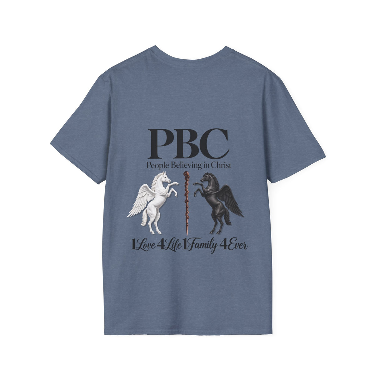 PBC 'People Believing in Christ' Graphic T-Shirt | 1Love 4Life 1Family 4Ever