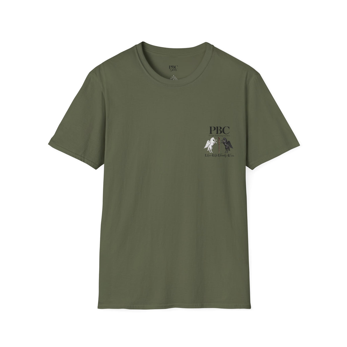 PBC 'People Believing in Christ' Graphic T-Shirt | 1Love 4Life 1Family 4Ever