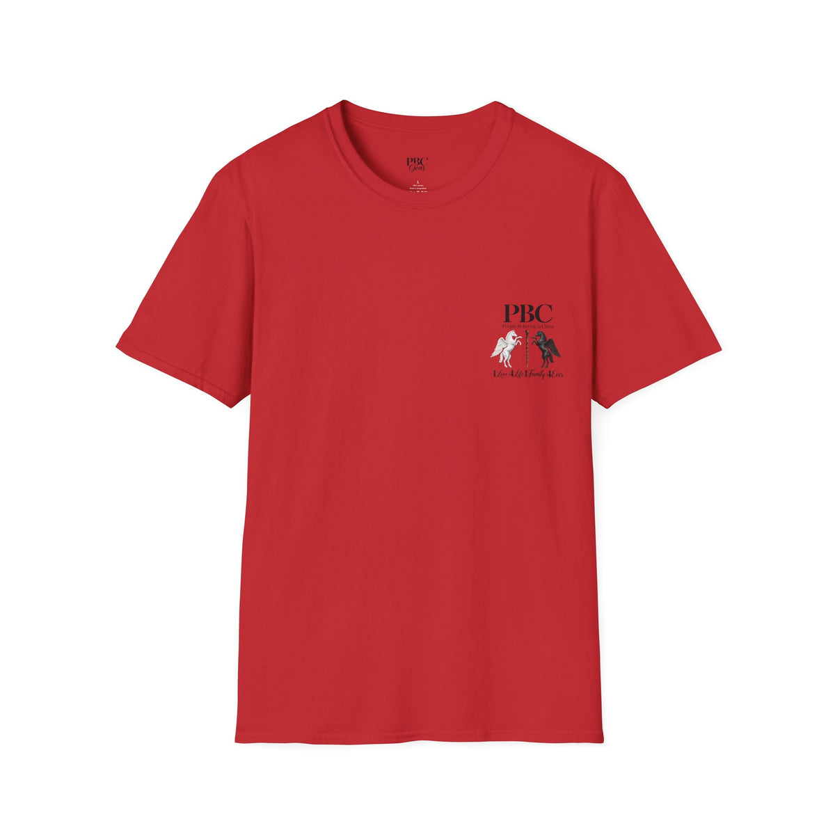 PBC 'People Believing in Christ' Graphic T-Shirt | 1Love 4Life 1Family 4Ever